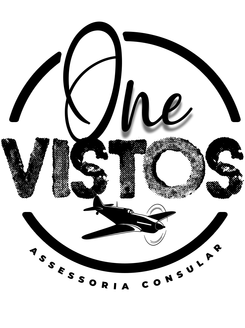 Logotipo preto da One Vistos